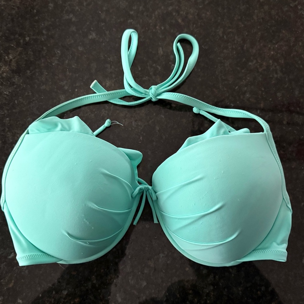 Victoria's Secret Sea Foam Swim Top